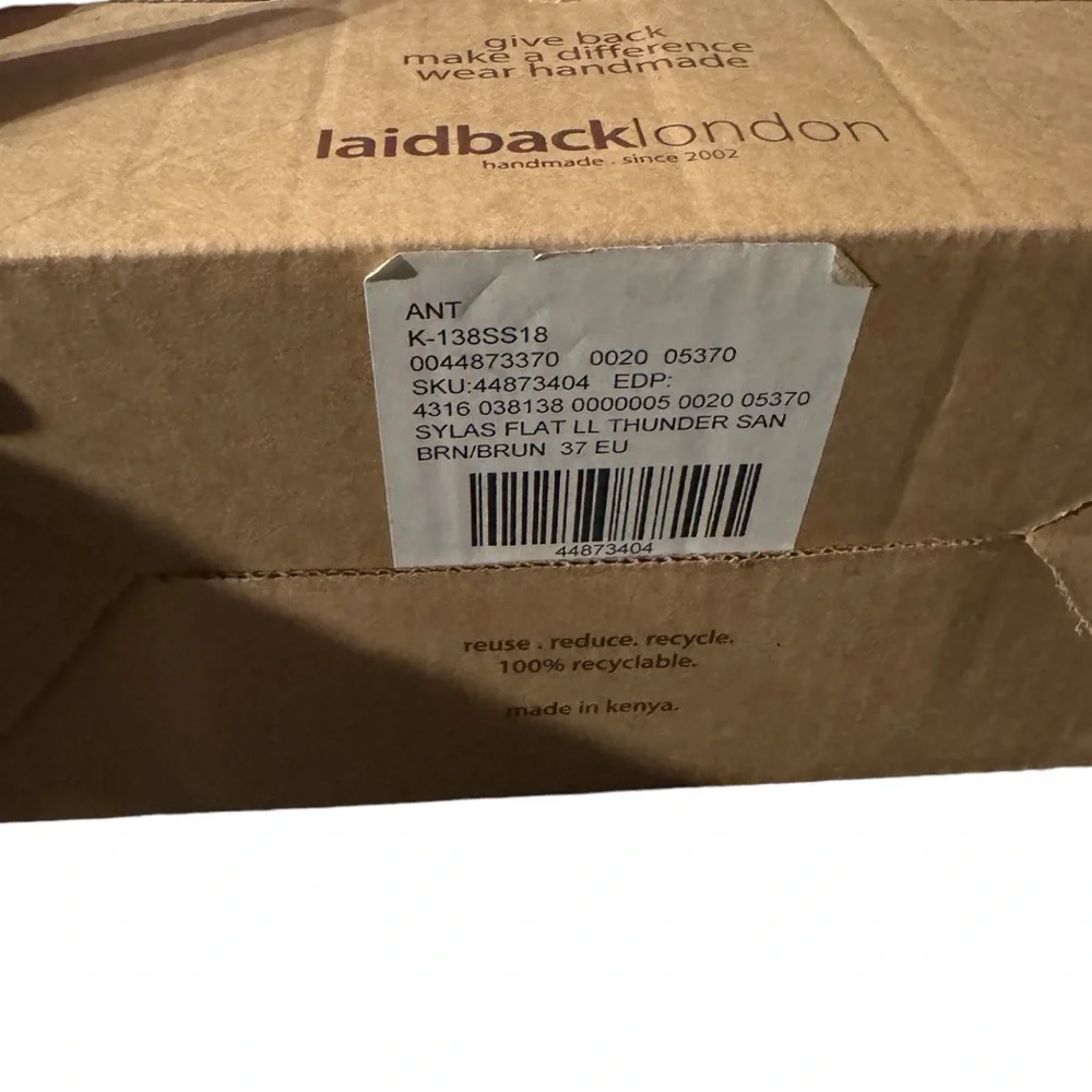 NWT Anthropologie Laidback London Thunder Lightning Bolt Sandals 37 / 7 - Picture 4 of 4